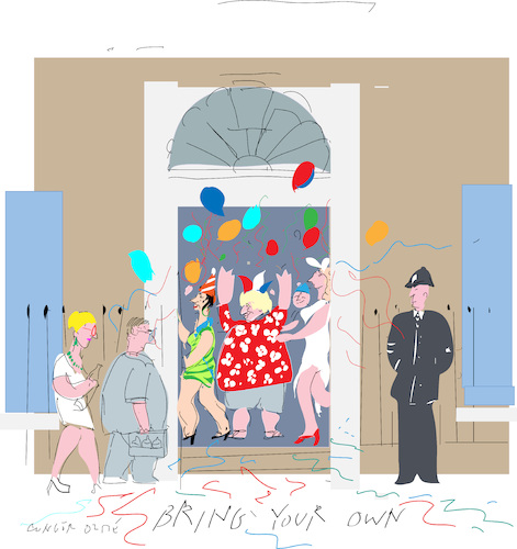 Cartoon: Bring your own (medium) by gungor tagged boris,johnson,wild,parties,boris,johnson,wild,parties