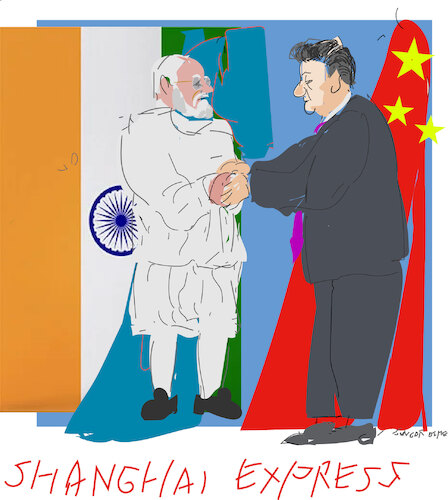 Charm offensive to Modi Charm offensive to Modi