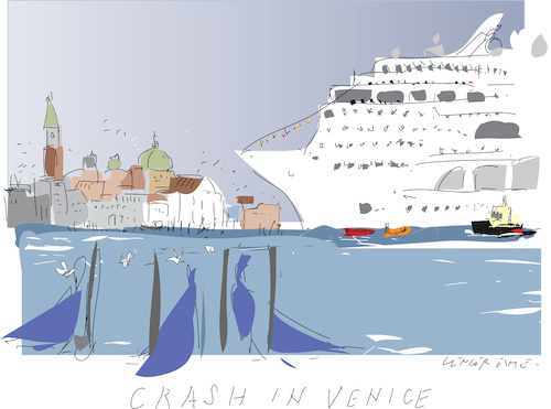 Tourist Eisberg in Venice