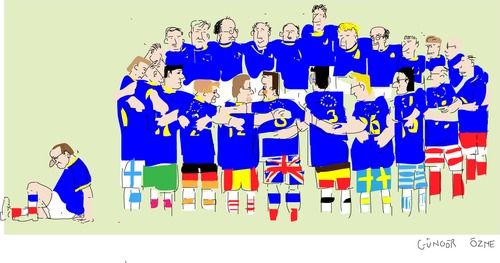 Cartoon: EU-Election (medium) by gungor tagged eu