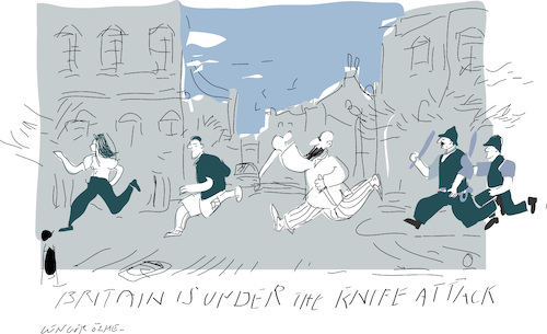 Cartoon: Forbury Gardens Attack (medium) by gungor tagged britain,britain