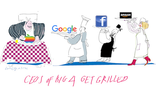 Cartoon: Grilling (medium) by gungor tagged usa,usa