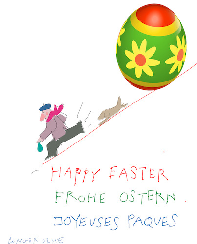Cartoon: Happy Easter 2022 (medium) by gungor tagged easter,2022,easter,2022