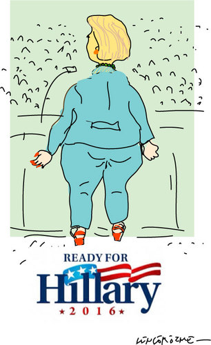 Cartoon: Hillary 2016 (medium) by gungor tagged usa