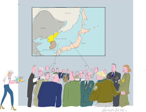 Cartoon: Hot Area (medium) by gungor tagged usa