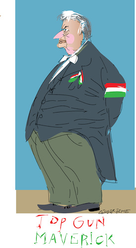 Cartoon: Hungary PM Viktor Orban (medium) by gungor tagged viktor,orban,speech,viktor,orban,speech
