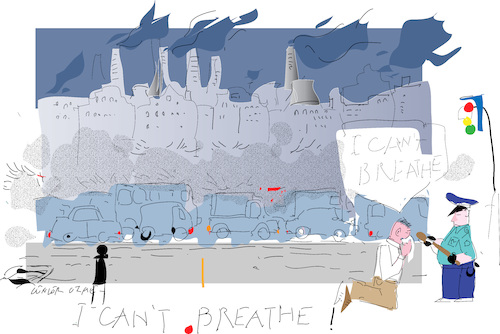 Cartoon: I can not Breathe (medium) by gungor tagged climate,climate