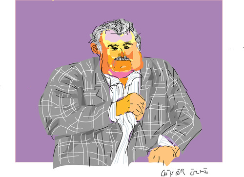 Cartoon: Jose Mujica (medium) by gungor tagged uruguay