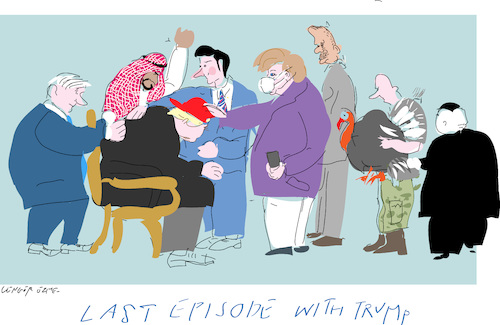 Cartoon: Last Episode 2020 (medium) by gungor tagged us,election,2020,us,election,2020