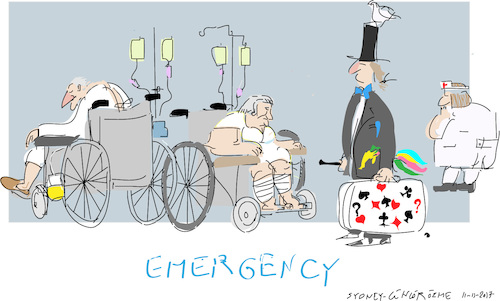 Cartoon: Magic Rings (medium) by gungor tagged hospital