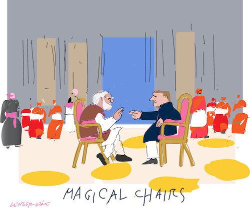 Magical chairs from Vatican Magical chairs from Vatican