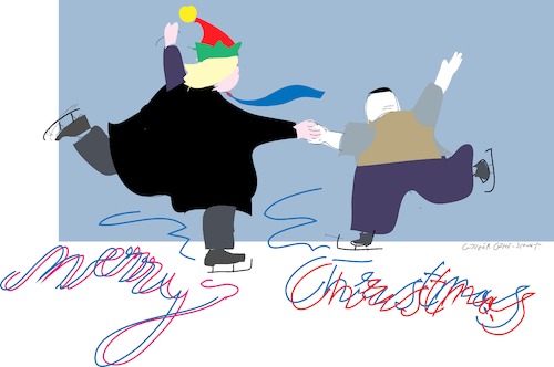 Cartoon: Merry Christmas 2019 (medium) by gungor tagged christmas,christmas