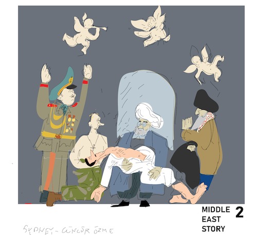 Cartoon: Middle East Story 2 (medium) by gungor tagged syria