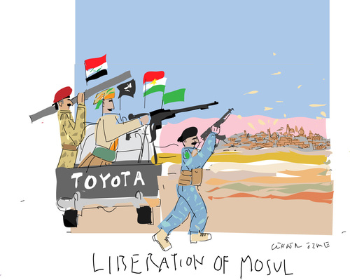Cartoon: Mosul (medium) by gungor tagged iraq