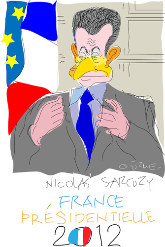 Cartoon: N.Sarcozy (medium) by gungor tagged france