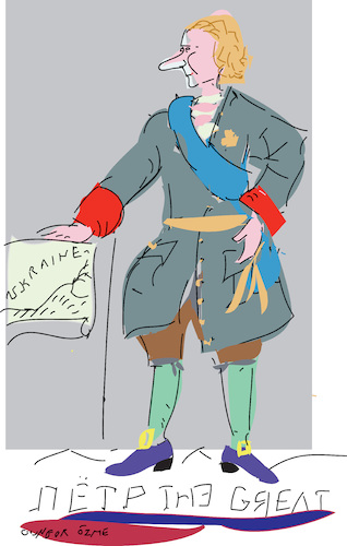 Cartoon: Peter the Great a (medium) by gungor tagged second,peter,the,grea,second,peter,the,grea