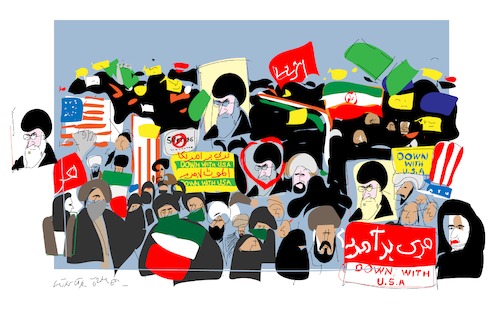 Cartoon: Sanctions (medium) by gungor tagged iran