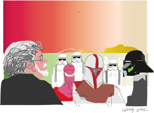 Cartoon: The Force Awakens (medium) by gungor tagged movie