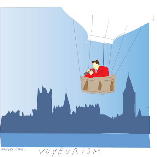 Cartoon: The voyeurism (medium) by gungor tagged spy,story,in,uk,spy,story,in,uk