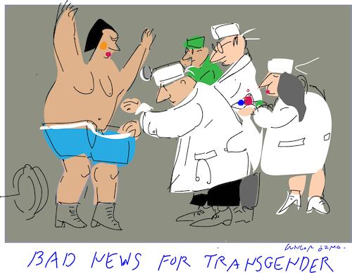 Cartoon: Transgender Athletes (medium) by gungor tagged transgender,and,olympic,transgender,and,olympic