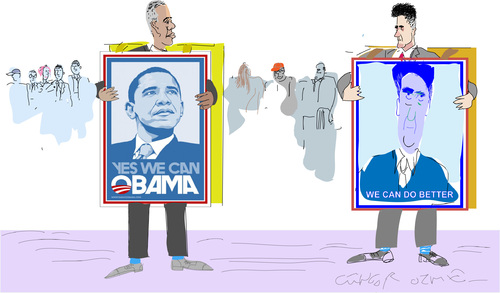 Cartoon: US Election2012-6 (medium) by gungor tagged usa