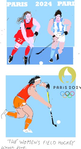 Women hockey at PO 2024