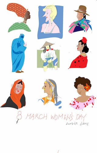 Cartoon: Women s Day (medium) by gungor tagged women,day,march,2023,women,day,march,2023