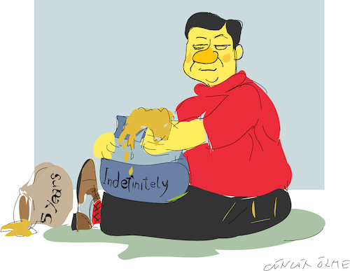 Cartoon: Xi Jinping 10 (medium) by gungor tagged china
