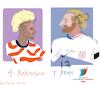 Cartoon: A Robinson and T Ream (small) by gungor tagged players,us,team,wc2026