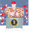 Cartoon: Brick Wall Suit (small) by gungor tagged usa