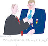 Cartoon: Ex prime minister Robert Fico (small) by gungor tagged medallion
