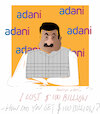Cartoon: Gautam Adani (small) by gungor tagged adani,group