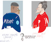 Cartoon: G.Bale and K.Mbappe (small) by gungor tagged two,players,from,world,cup,2022