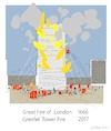 Cartoon: Grenfell Tower (small) by gungor tagged uk