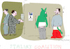 Cartoon: Italian Coalition (small) by gungor tagged italy