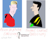 Cartoon: K.de Bruyne and T.Courtois (small) by gungor tagged two,belgian,players,at,work,cup,2022
