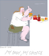 Cartoon: My body my choice (small) by gungor tagged obesity