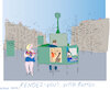 Cartoon: Street furniture Pissoir (small) by gungor tagged vintage,pissoir