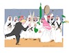 Cartoon: Sword Dance (small) by gungor tagged usa