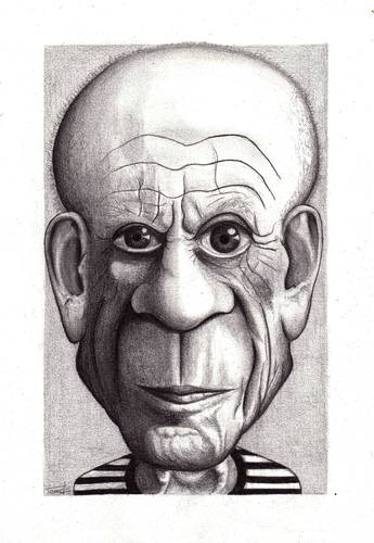 Cartoon: Picasso (medium) by Tomek tagged picasso,pablo