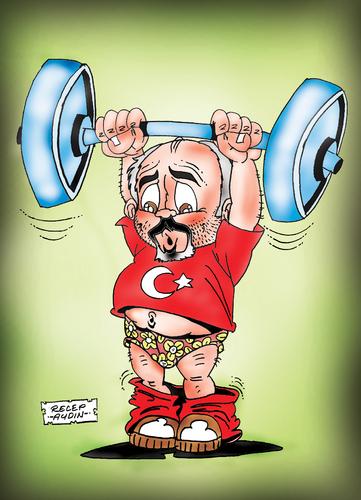 Cartoon: Bize heryer Türkiye... (medium) by aydinreco tagged recep,aydin,türk