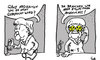 Cartoon: Lobbybrille (small) by JP tagged merkel,moratorium,akw,ausstieg,cdu