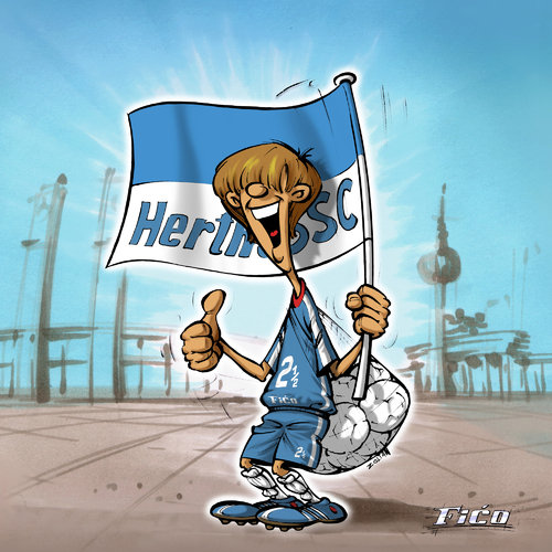 Cartoon: Ein Herthafrosch (medium) by Zoltan tagged balljunge,fußball,hertha,bsc,olympiastadion,berlin,fußball,hertha bsc,berlin,olympiastadion,fussball,sport,hertha,bsc