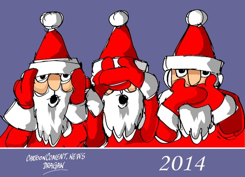 Cartoon: 2014 (medium) by Dragan tagged 2014