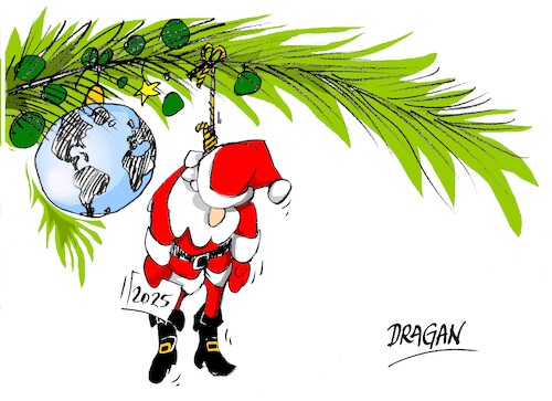 Cartoon: 2025-2026 (medium) by Dragan tagged 2025,2026