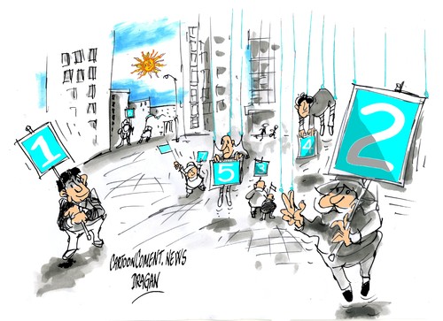 Cartoon: Argentina-huelga (medium) by Dragan tagged argentina,huelga