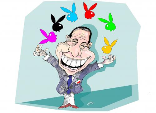 Cartoon: Berlusconi (medium) by Dragan tagged silvio,berlusconi,berluskoni