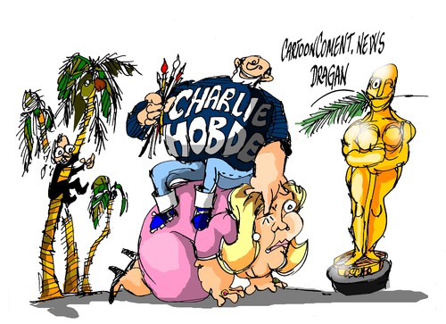 Cartoon: Charlie Hebdo-machismo (medium) by Dragan tagged cartoon,machismo,cannes,deneuve,catherine,hebdo,charlie