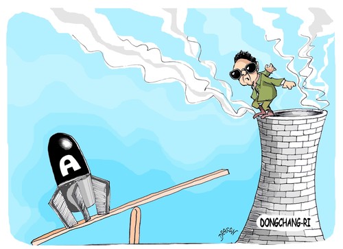 Cartoon: Corea del Norte (medium) by Dragan tagged yongbyon,pyongyang,dongchangri,corea,del,norte,kim,jong,li,politics