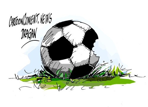 Cartoon: FIFA-show (medium) by Dragan tagged fifa,show,luis,suarez,mundial,copa,cartoon